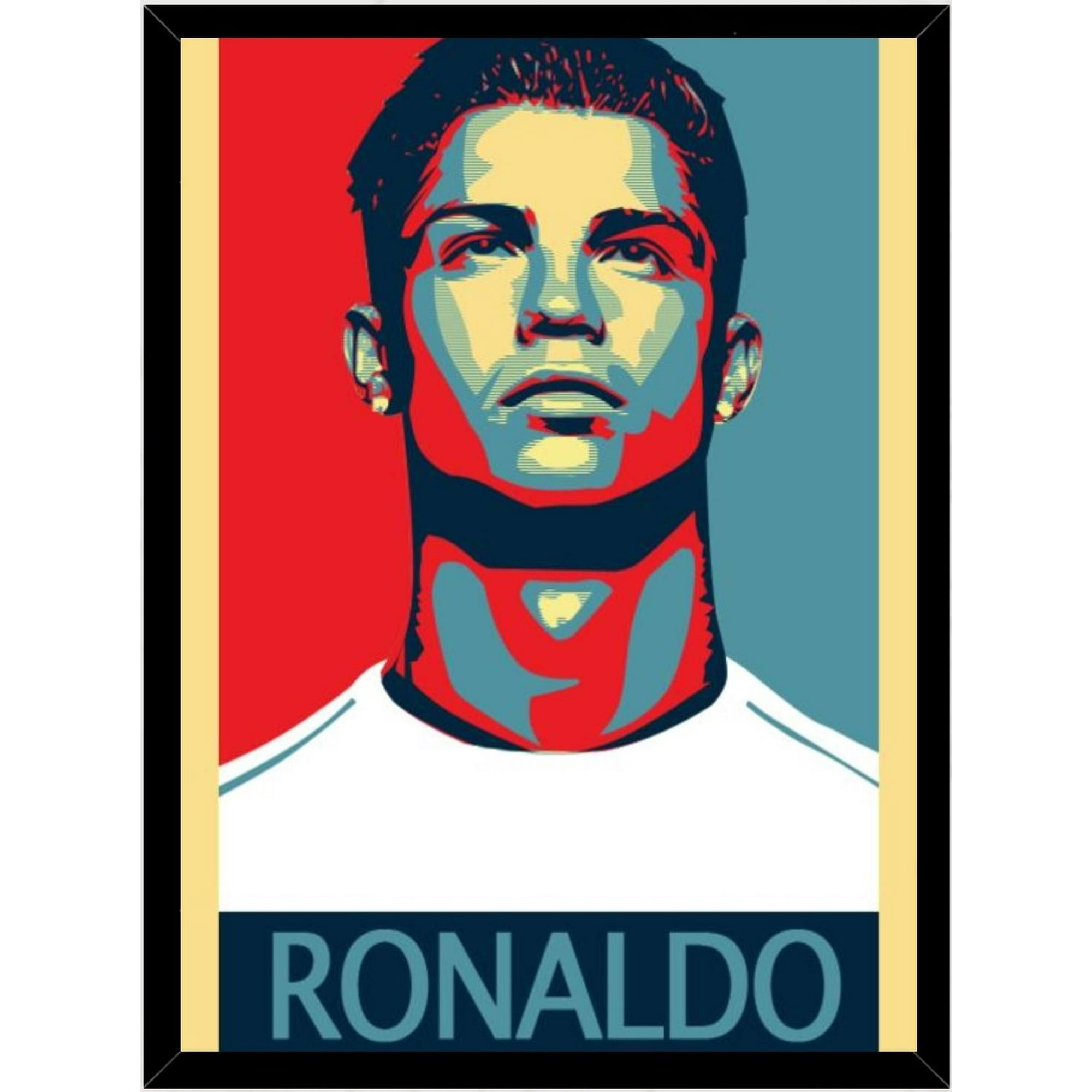 Genérico - Cuadro Decorativo Cristiano Ronaldo Medidas 30x40 Cm