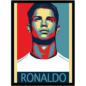 Genérico - Cuadro Decorativo Cristiano Ronaldo Medidas 30X40 Cm