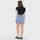 thumbnail image 3 of Falda Mujer Mini Azul Medio Denim Corona, 3 of 5