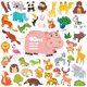 thumbnail image 1 of Pegatinas para Ventana CREATIVETREES 40 uds Animales de Safari en Gel, 1 of 7
