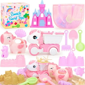 Juguetes De Playa Tagitary Unicorn Sand Con Bolsa De Malla Para Niños