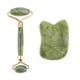 thumbnail image 1 of 2pcs/kit Gua Sha Massager For Face Care Jade Rollers Beauty Health Skin Scraping Chin Lifting Natural Stone Gouache Massage, 1 of 3