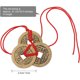 thumbnail image 2 of Set Monedas de la Suerte Chinas Boao 15 Piezas Metal 2,4 cm, 2 of 3