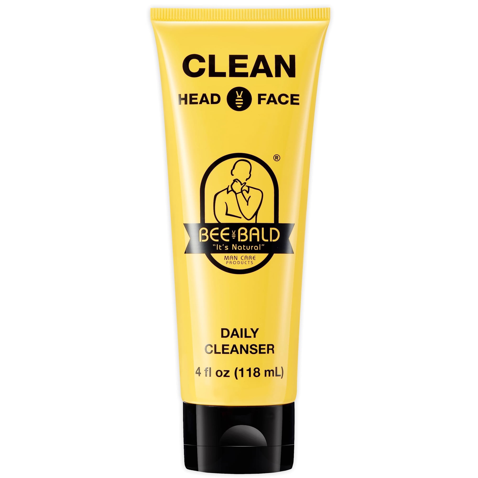 Limpiador Bee Bald Clean Daily Para Rostro Y Cabeza 120 Ml