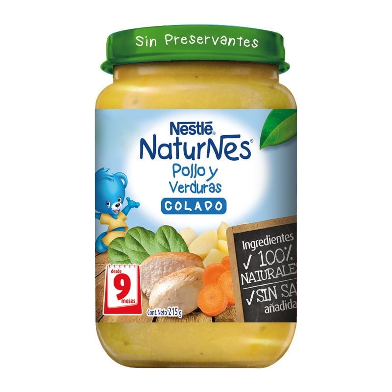 Colado Pollo Y Verduras 215 g Nestlé Naturnes
