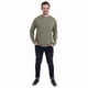 thumbnail image 3 of Polera Manga Larga Slub Melange Khaki, 3 of 4