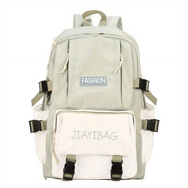Stylish & Waterproof Nylon Backpack - Perfect for School, Travel & Commuting - Large Capacity & Lightweight