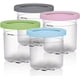thumbnail image 1 of Vasos para helado de 2/4 pintas, recipientes para helado con tapas para pintas Ninja Creami, seguro y a prueba de fugas, accesorios de cocina para máquina para hacer helados serie NC301, NC300 y NC299, 1 of 7