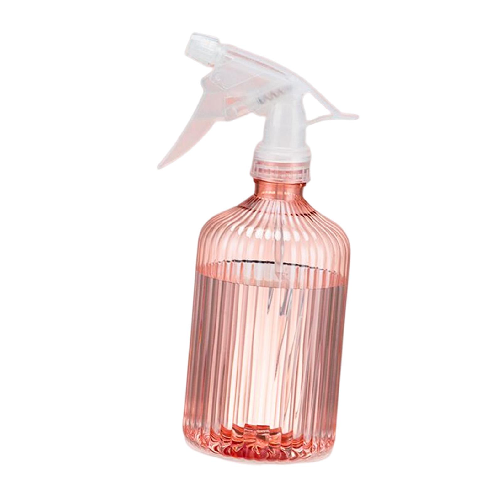 Magideal - Elegante Botella De Spray Boquilla Ajustable Pulverizador Doméstico 500 Ml Regadera Multifunción Transparente Para Jardinería Nebulización Del Cabello Rosa