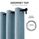 thumbnail image 5 of Cortinas Blackout Joydeco Burg 230 cm de Alto 2 Paneles Azul Cielo, 5 of 9