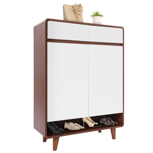 Mundo Online - Zapatero Elegance Puertas Y Cajones Organizador Estante 60Cm