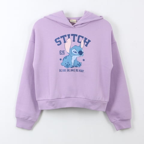 Polerón Niña Hoodie 626 Lilo & Stitch Rosado Disney