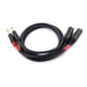 thumbnail image 2 of Cable de micrófono Suanqi TRS a XLR macho de 1/4 pulgadas, 6,35 mm, 3 pies, paquete de 2, 2 of 4