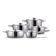thumbnail image 1 of Batería de Cocina Acero 25046002 Serie 680-10Ss Plateado, 1 of 1