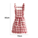 thumbnail image 2 of Delantal de cocina para mujer con bolsillos, delantal con pechera en capas para cocinar, hornear, hacer barbacoas y jardinería., 2 of 6