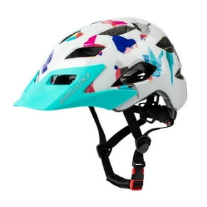 Vipnetwork - Casco Bicicleta Infantil Exclusky Blanco Con Diseño