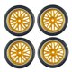 thumbnail image 4 of 4x RC Drift Tire Good Grip Para 1/18 RC Drift Rally Car Accesorio Repuestos Amarillo, 4 of 5