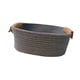 thumbnail image 5 of Cesta de almacenamiento tejida de algodón, cesta de frutas, práctica cesta de Picnic, cesta de Picnic para aperitivos, frutas, vacaciones, granja, año Gris S, 5 of 5
