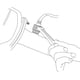 thumbnail image 2 of Sensor de oxígeno Wrench Lisle 12390 de doble accionamiento para barra disyuntora, 2 of 3