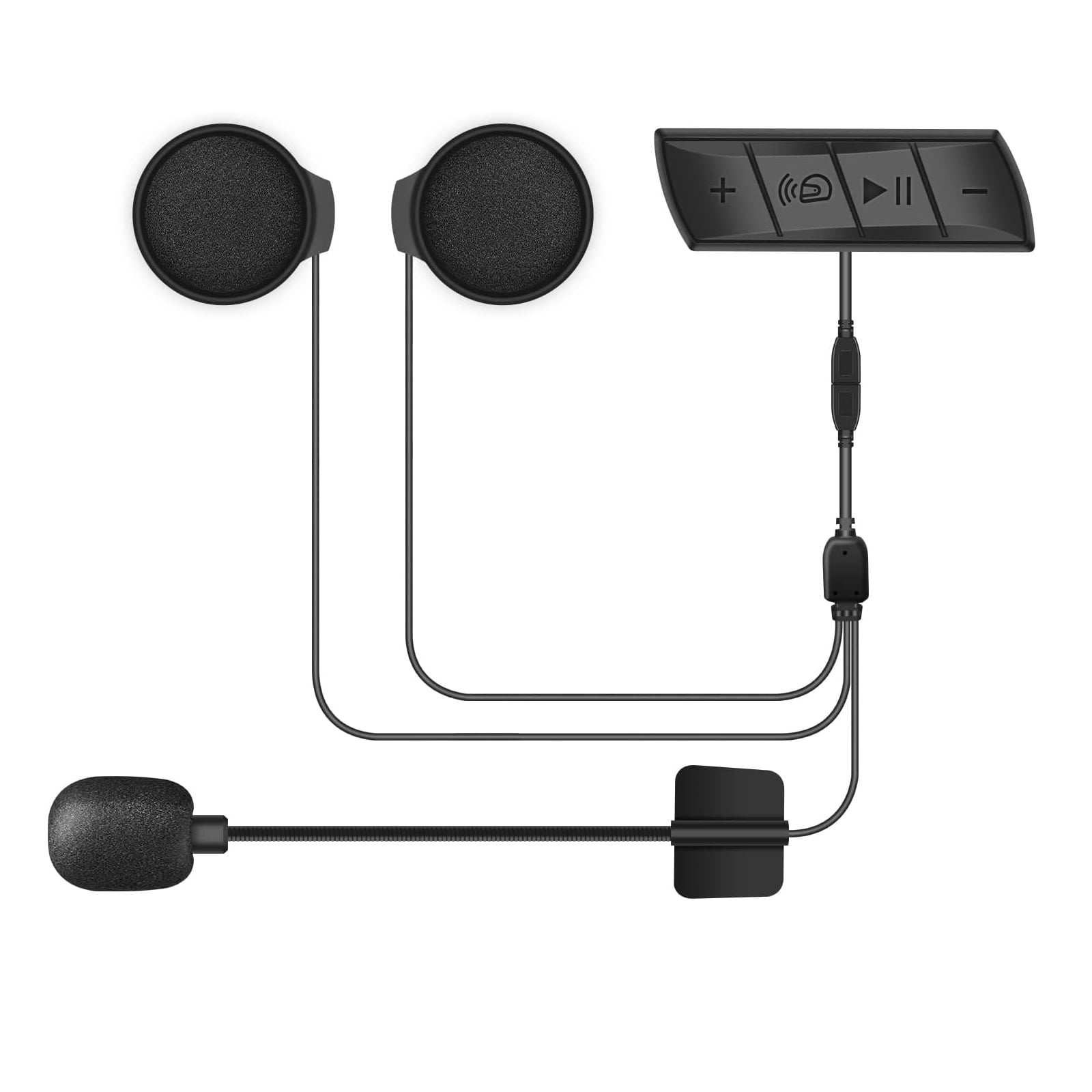 Castletec - Audífonos Bluetooth Manos Libres Radio Fm Para Casco De Moto M7