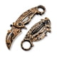 thumbnail image 1 of KARAMBIT CON PATRON SERPIENTE DORADO - HOJA CURVA, 1 of 6