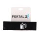 thumbnail image 2 of Pulsera Crowded Coop Portal Cake Is A Lie de silicona negra, 2 of 5