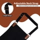 thumbnail image 5 of Delantal TREASO para hombre y mujer con correa ajustable negro, 5 of 7