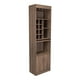 thumbnail image 1 of Bar Alto 8 Botelleros Repisa Extensible Fm-011o Café Oscuro, 1 of 12