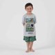 thumbnail image 1 of Pijama Corto Niño Creeper y Steve Gris Minecraft, 1 of 7