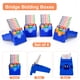 thumbnail image 4 of Juego de 4 cajas de papel azul de primera calidad de Bridge Bidding Boxes, 4 of 6