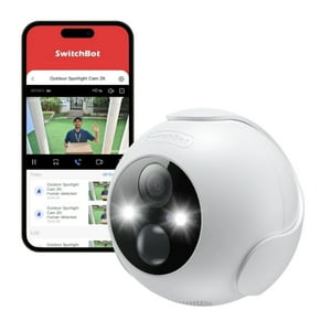 Switchbot - Camara Seguridad Exterior Vision Nocturna 2K/3Mp Two-Way Talk Outdoor Spotlight Cam 2K