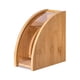 thumbnail image 1 of Soporte de filtro de café, contenedor de almacenamiento de papel de café para 60 filtros de café Bambue Filtro de café Estante de dispensador de papel con organizador de filtro de cubierta a, 1 of 3