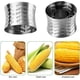 thumbnail image 4 of Con Stripper Cotado 304 Acero Inoxidable Con Cob Pelador Herramienta Para Pelar Con Kernel Cotado Trilladora Pelador Rebanador Removedo Herramientas De Cocina con Agarre Ergonómico Antideslizante 6.5, 4 of 7