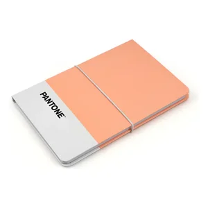Libreta Pantone Mediana Con Elástico Horizontal Coral