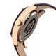 thumbnail image 3 of Reloj HERITOR Automatic Daniels de piel semiesquelética en oro rosa, 3 of 3