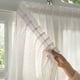 thumbnail image 2 of Xiao Hua Cortinas de lamas transparentes, 1 pieza, blancas, 67 × 39 pulgadas, ligeras, translúcidas, fluidas, ideales para dormitorio. Se adhieren fácilmente para la decoración del hogar., 2 of 3