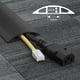thumbnail image 3 of Protector de cable de suelo D-Line de 6 pies, negro, 3 of 8