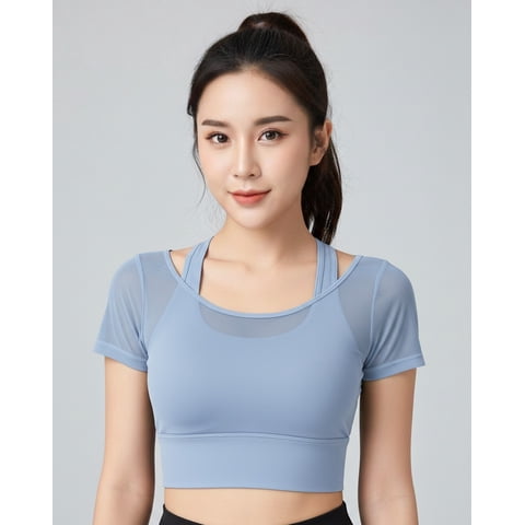 Flix Spa - Peto Deportivo Corto Mujer Elasticado Fitness