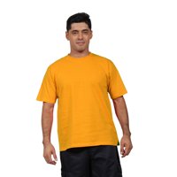 90 Grados - Polera Polo Unisex Manga Larga, 100% Algodón Amarillo