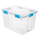 thumbnail image 1 of Contenedor de Almacenamiento Sterilite 80 Qt con Sello de Goma Transparente 61x46x39 cm, 1 of 9