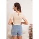 thumbnail image 2 of Top Encaje Algodón Broderie Mujer Polera Manga Corta 0050, 2 of 3