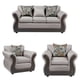 thumbnail image 1 of Juego de Living Montecarlo Tela Gris Claro, 1 of 7