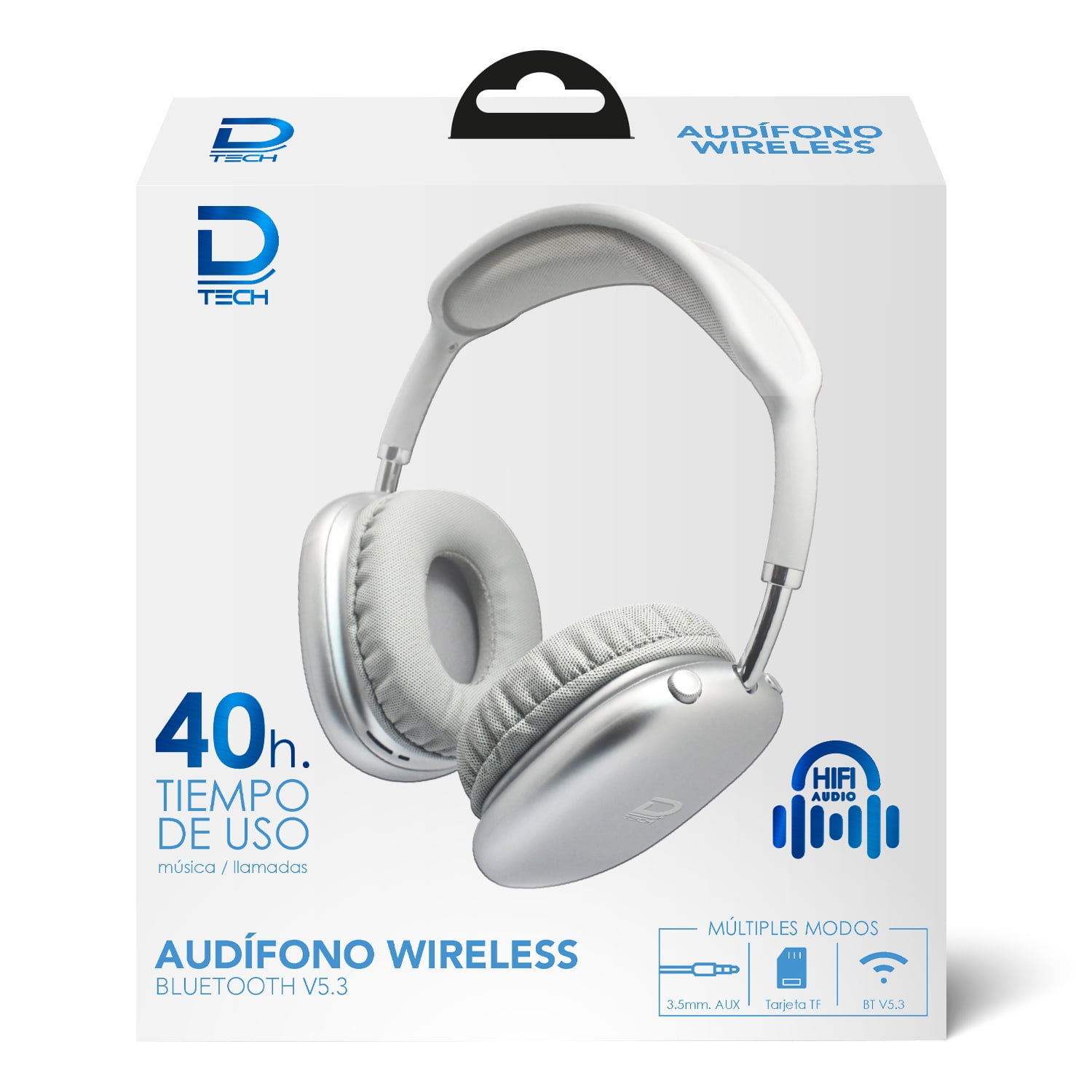 Datacom - Audifono Wireless Bluetooth 5.3 Silver