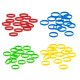 thumbnail image 5 of 60 Piezas Pulseras De Silicona Simples Pulseras De Goma De Moda 4 Colores, 5 of 5