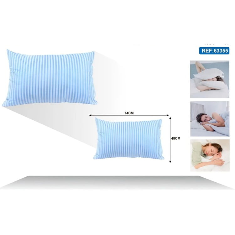 Genérico - Almohada 48x74 Cm Azul 700g
