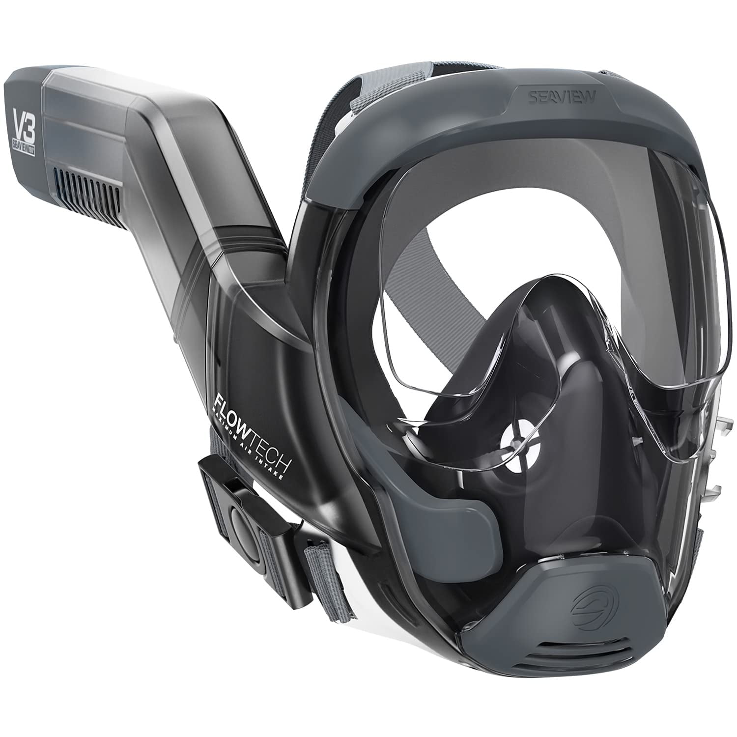 Máscara De Snorkel Seaview 180 V3 Integral Para Adultos