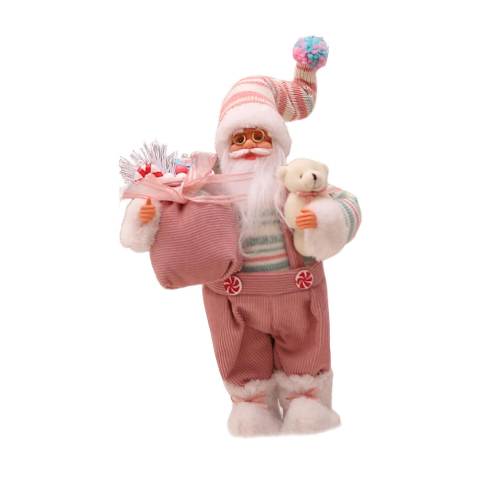 Bothyi - Figura Decorativa De Papá Noel, Bonita Decoración Navideña Para Mesa De Tienda De Fiestas, 30 Cm