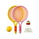 thumbnail image 1 of Juego De Tenis De Bádminton Para Niños, Ligero, Para Jugadores Principiantes, Niñas, Playa, Rosa, Amarillo, 1 of 3