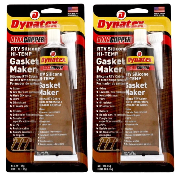 Formador de juntas Dynatex DynaCopper RTV silicón cobre 85 g x2