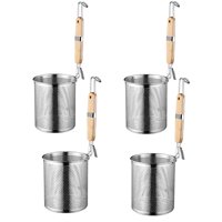 Juego De Cestas Para Pasta Yotbule Acero Inoxidable 4 Piezas Con Asas